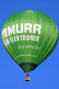 D-OLLE hot air balloon. Photograph by G Bann