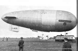 G-AMJH hot air balloon. Photograph by The Airship Heritage Trust