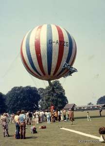 G-ATZG hot air balloon. Photograph by John Wilkinson