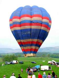 G-AXVU hot air balloon. Photograph by Balloon Spotters Archive
