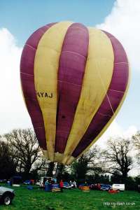G-AYAJ hot air balloon. Photograph by Balloon Spotters Archive