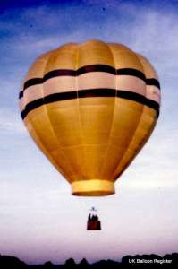 G-AYBU hot air balloon. Photograph by Bob Garnett