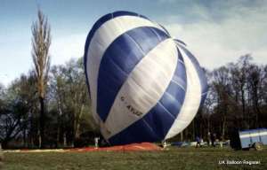 G-AYJZ hot air balloon. Photograph by Mel Kirby