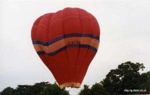 G-AYVA hot air balloon. Photograph by Balloon Spotters Archive