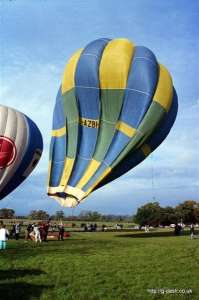 G-AZBH hot air balloon. Photograph by Mike Clarke
