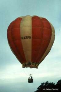 G-AZFN hot air balloon. Photograph by Mel Kirby