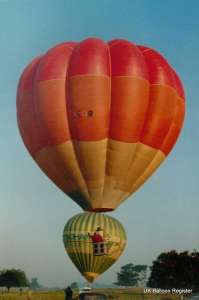 G-AZHR hot air balloon. Photograph by Mark Duffy