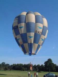 G-AZIP hot air balloon. Photograph by Andrew Garrett