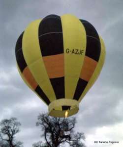 G-AZJF hot air balloon. Photograph by Mel Kirby
