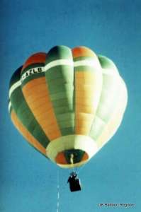 G-AZLB hot air balloon. Photograph by Mel Kirby