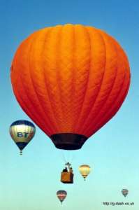 G-AZRI hot air balloon. Photograph by Mike Clarke﻿