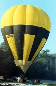 G-AZRN hot air balloon. Photograph by Andrew Garrett