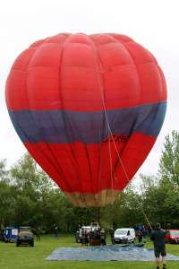 G-AZXB hot air balloon. Photograph by G Bann
