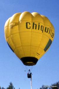 G-AZYH hot air balloon. Photograph by Swedish Balloon Federation