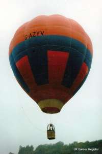 G-AZYV hot air balloon. Photograph by Mark Duffy