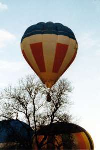 G-BAGI hot air balloon. Photograph by Mike Clarke