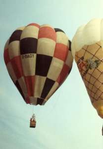 G-BAGY hot air balloon. Photograph by Andrew Garrett