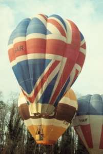 G-BAIR hot air balloon. Photograph by Andrew Garrett