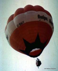 G-BAIY hot air balloon. Photograph by Mel Kirby