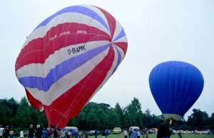 G-BAMK hot air balloon. Photograph by Mike Powney