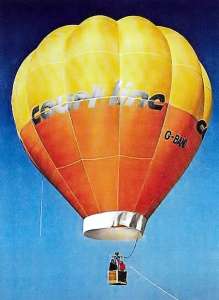G-BAND hot air balloon. Photograph by Balloon Spotters Archive