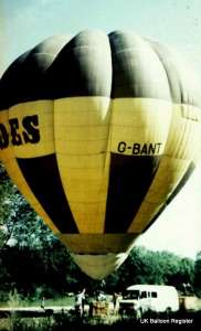 G-BANT hot air balloon. Photograph by Mel Kirby
