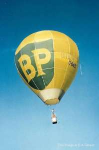 G-BAOY hot air balloon. Photograph by A Gibson