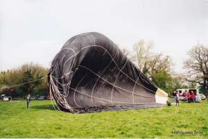G-BAVU hot air balloon. Photograph by Mike Clarke