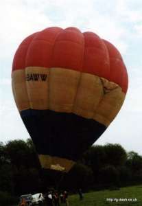 G-BAWW hot air balloon. Photograph by G Duke