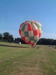 G-BAYC hot air balloon. Photograph by Andrew Garrett