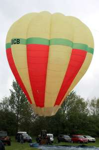 G-BBCB hot air balloon. Photograph by G Bann