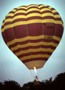 G-BBCK hot air balloon. Photograph by Bill Teasdale