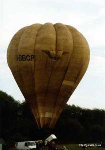 G-BBCP hot air balloon. Photograph by G Duke
