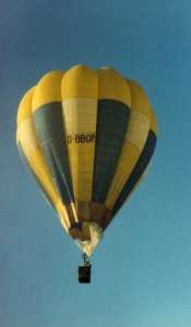 G-BBGR hot air balloon. Photograph by Andrew Garrett