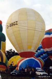 G-BBGZ hot air balloon. Photograph by Mike Clarke