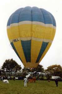 G-BBLL hot air balloon. Photograph by Bill Teasdale