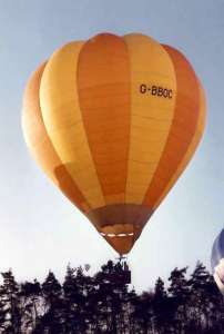 G-BBOC hot air balloon. Photograph by Bill Teasdale