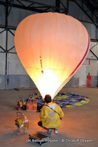 G-BBOD hot air balloon. Photograph by Christoff Deyaert