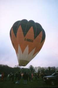 G-BBOO hot air balloon. Photograph by Andrew Garrett