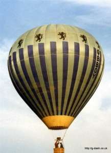 G-BBOY hot air balloon. Photograph by G Duke