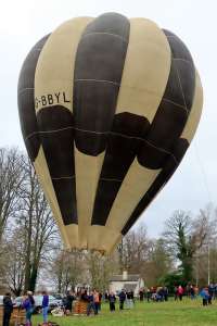 G-BBYL hot air balloon. Photograph by G Bann
