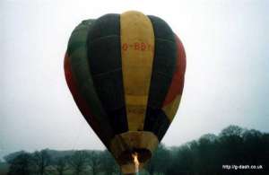 G-BBYU hot air balloon. Photograph by G Duke
