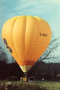 G-BCAP hot air balloon. Photograph by Andrew Garrett