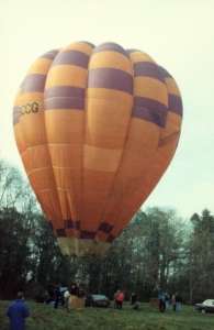 G-BCCG hot air balloon. Photograph by Andrew Garrett
