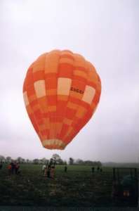 G-BCGP hot air balloon. Photograph by Andrew Garrett