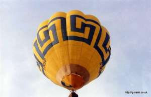G-BCNP hot air balloon. Photograph by G Duke