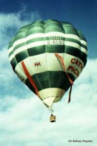 G-BCNS hot air balloon. Photograph by Mel Kirby