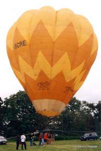 G-BCRE hot air balloon. Photograph by Bill Teasdale