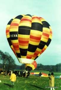 G-BCVA hot air balloon. Photograph by Mel Kirby