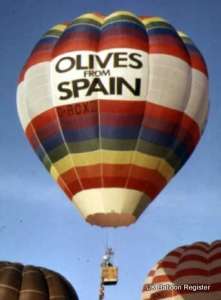G-BCXZ hot air balloon. Photograph by Mel Kirby